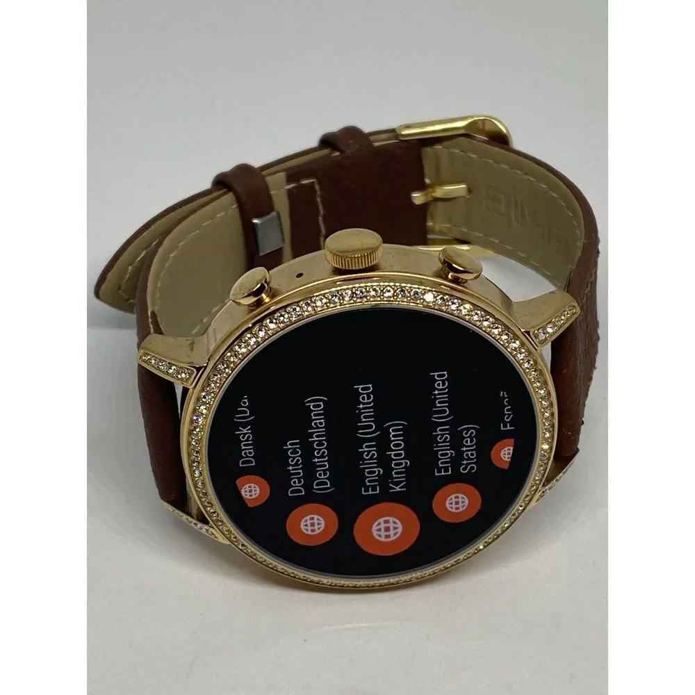 Fossil Gen 4 Authentic Digital Dial Smart Watch Custom Band FTW6011 AB571
